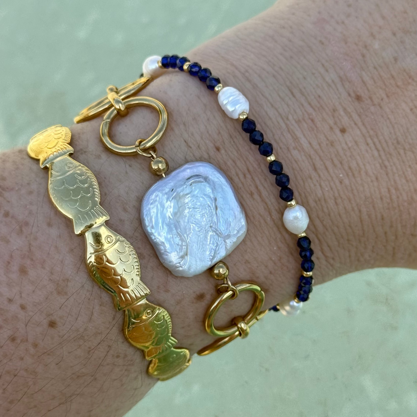 Bracelet Blue ; création