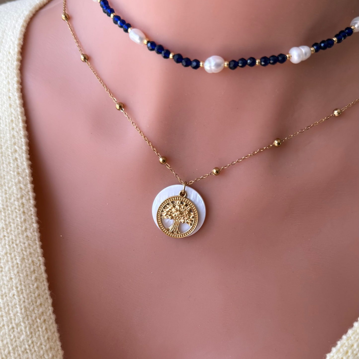Collier Arbre de vie ; création