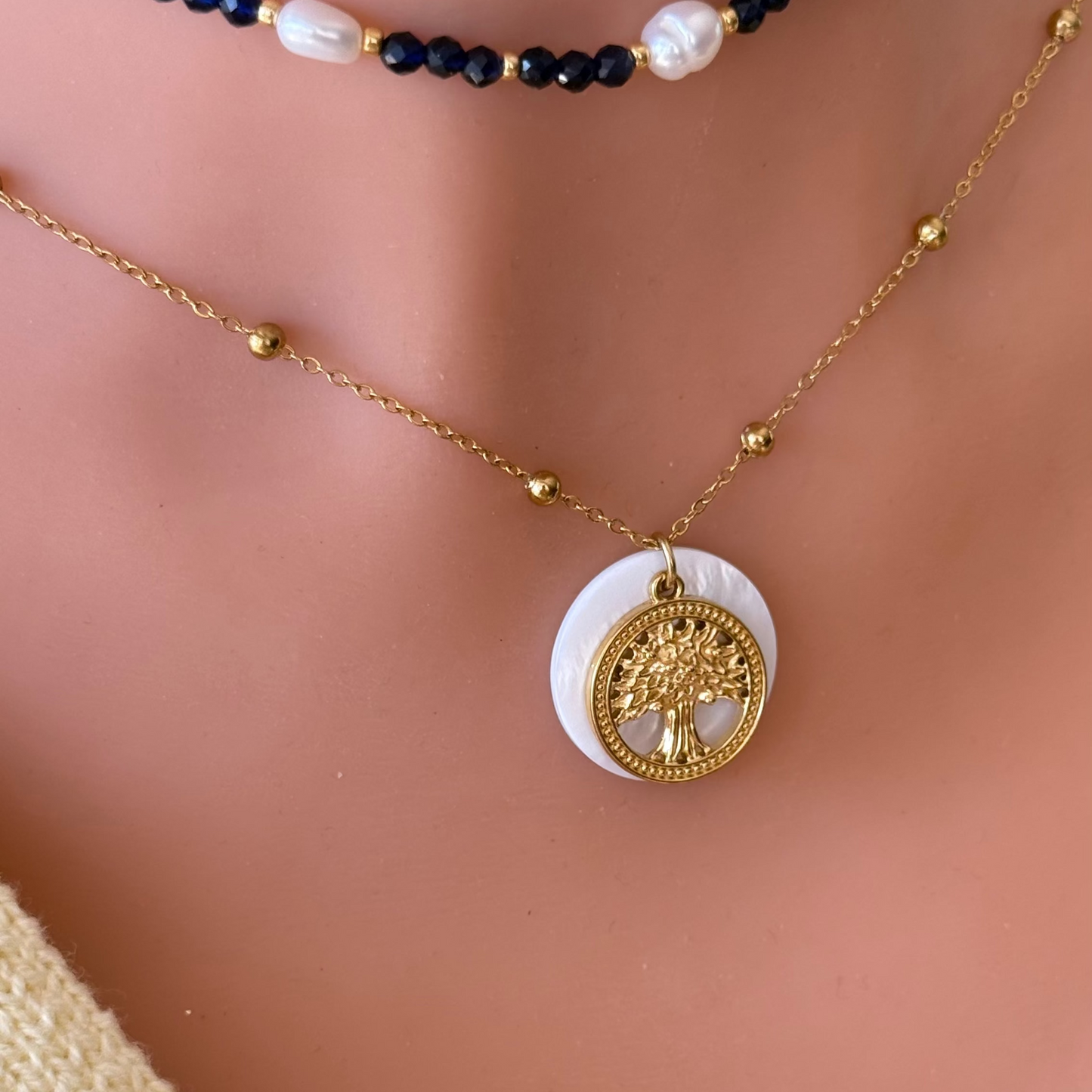 Collier Arbre de vie ; création