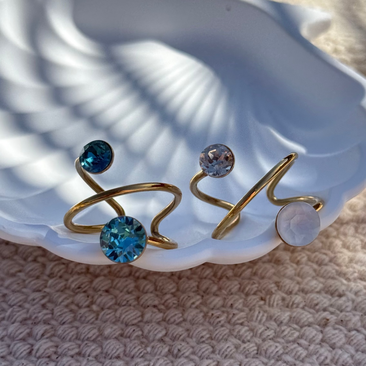 Bague cristaux Iridessa