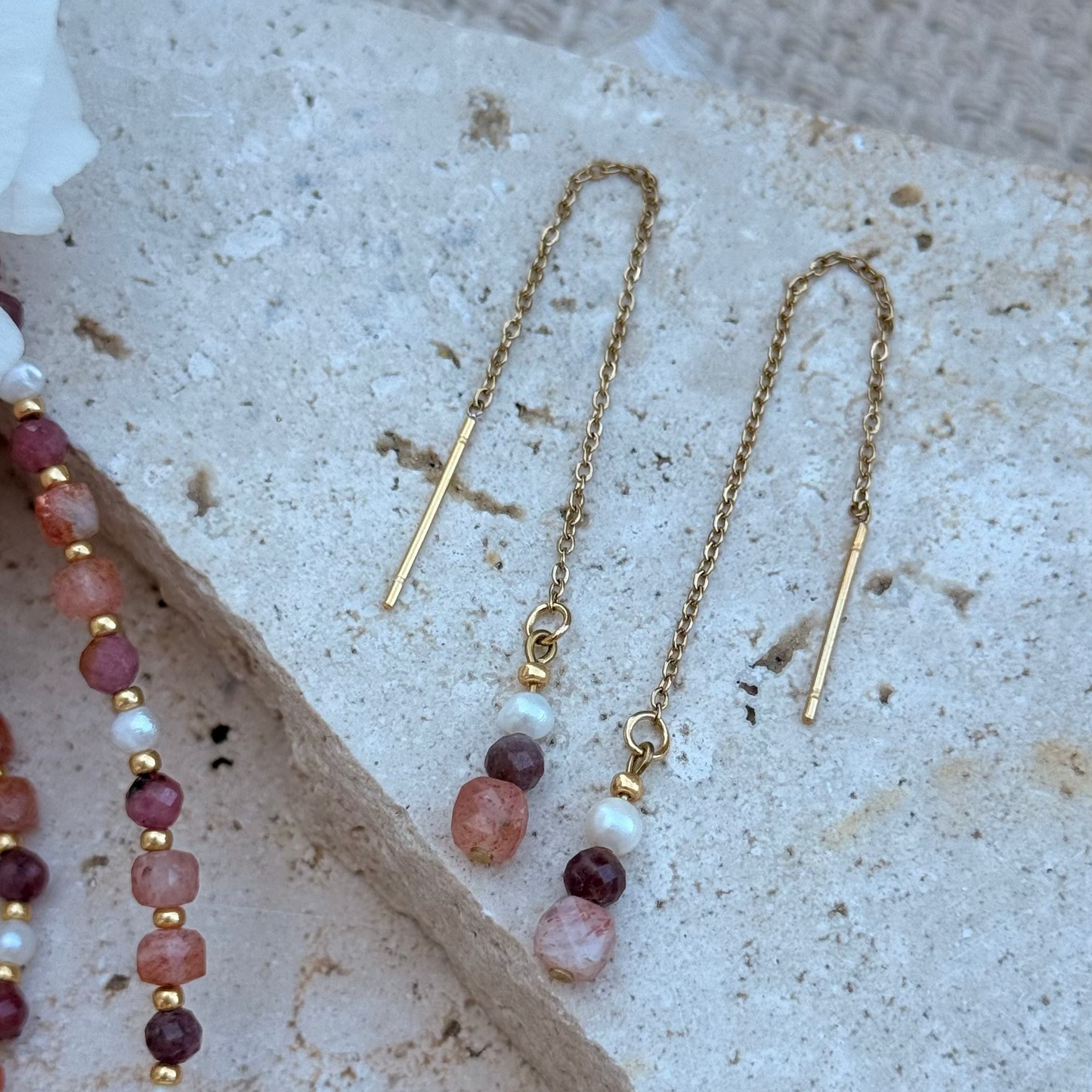 Boucles chaîne Lumia ; création