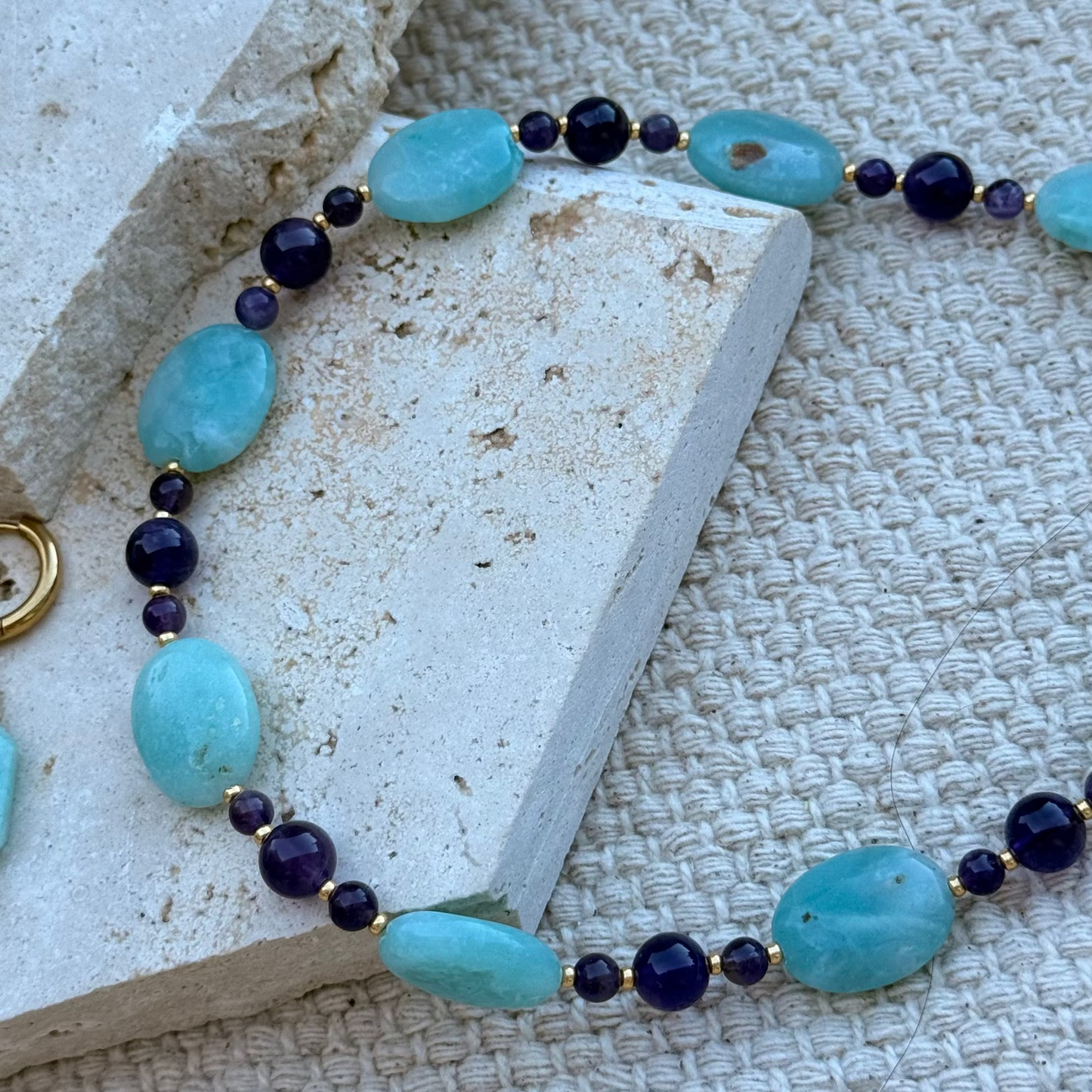 Collier Azur ; création