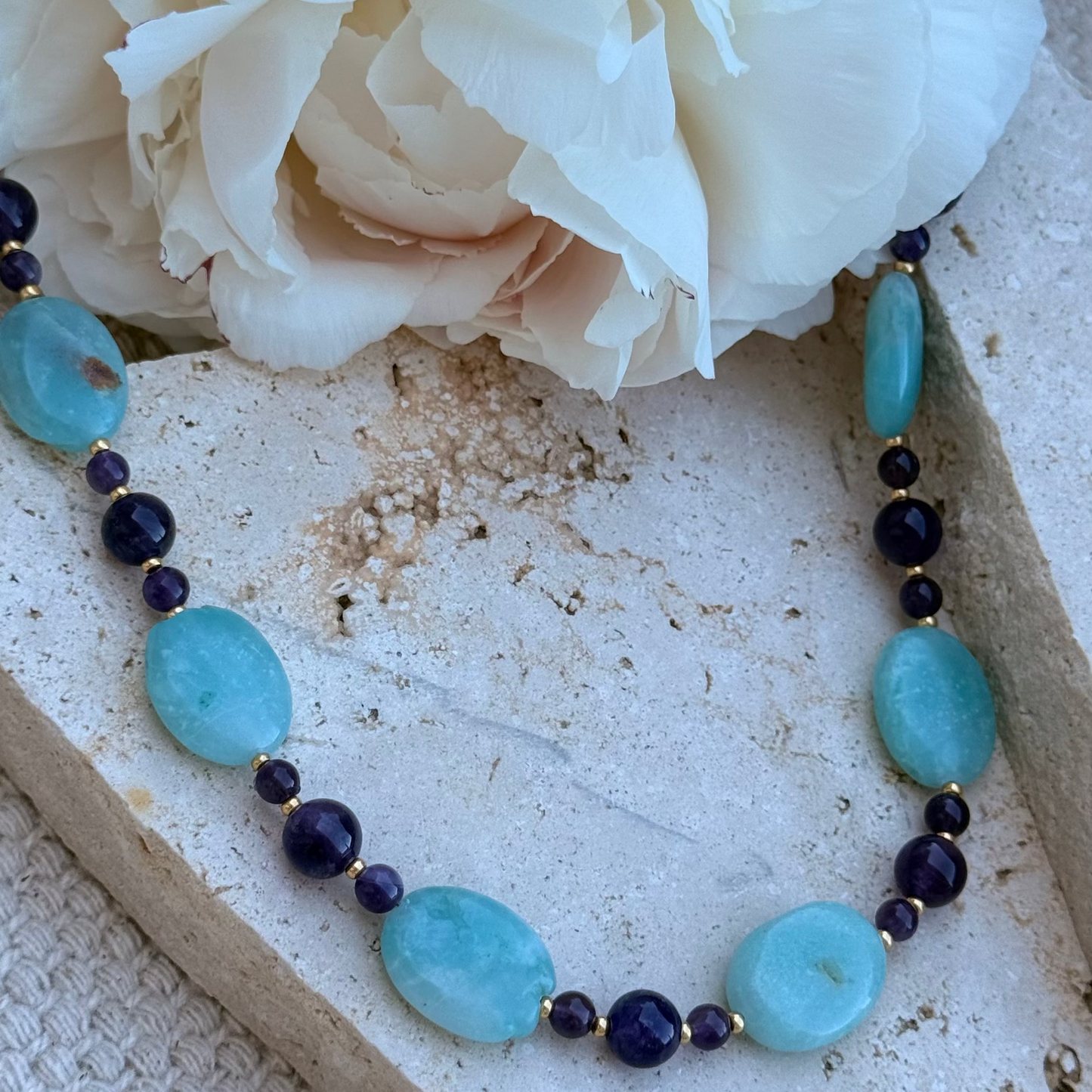 Collier Azur ; création