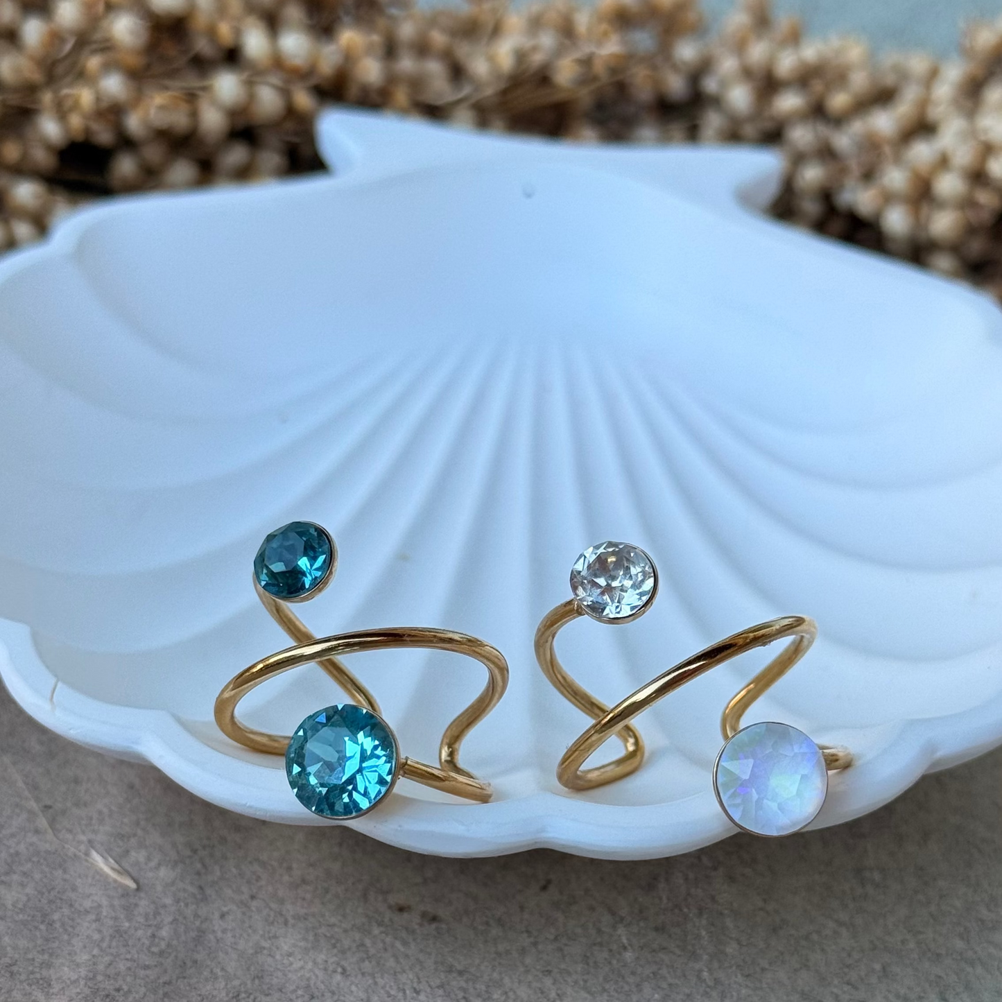 Bague cristaux Iridessa