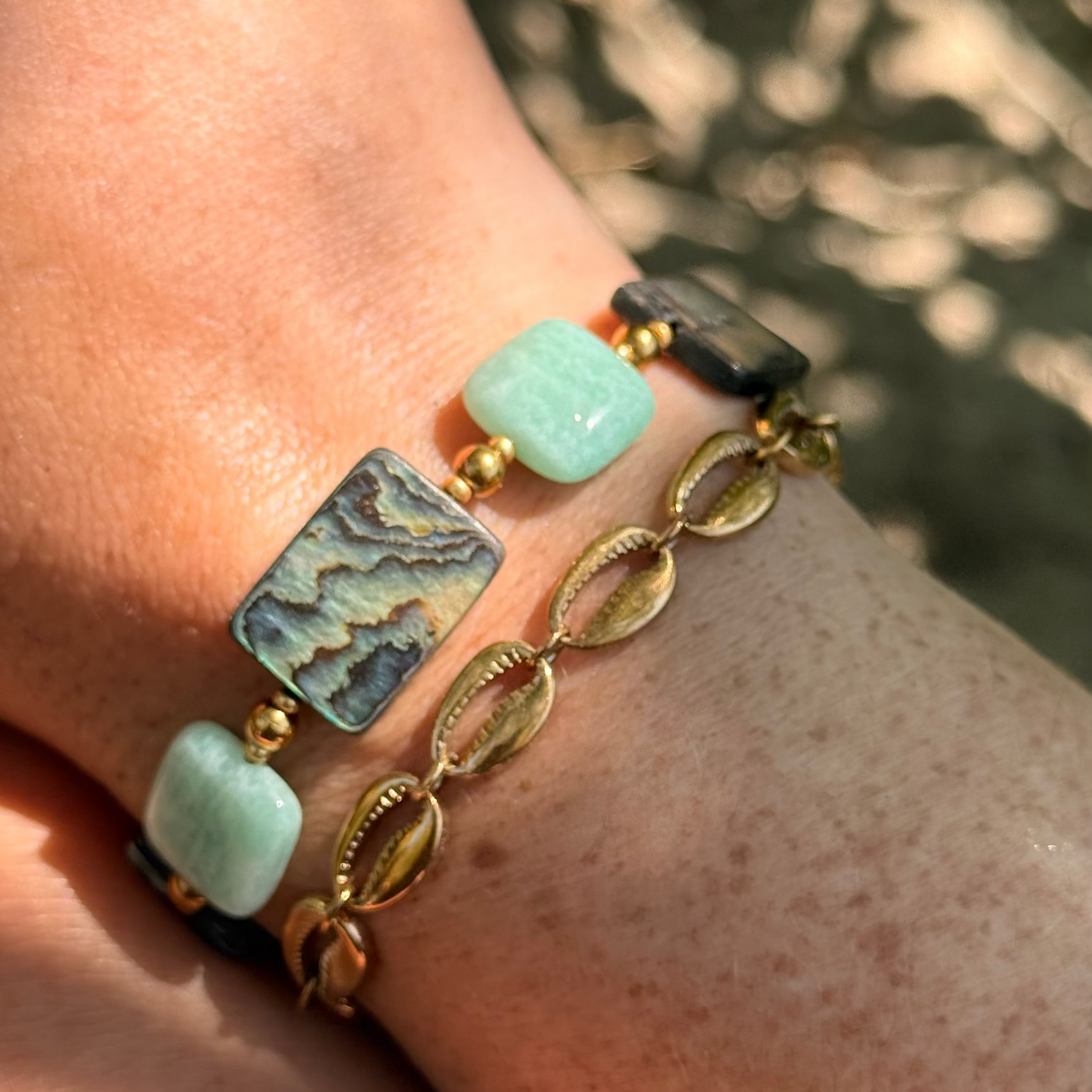 Bracelet Abalone ; création