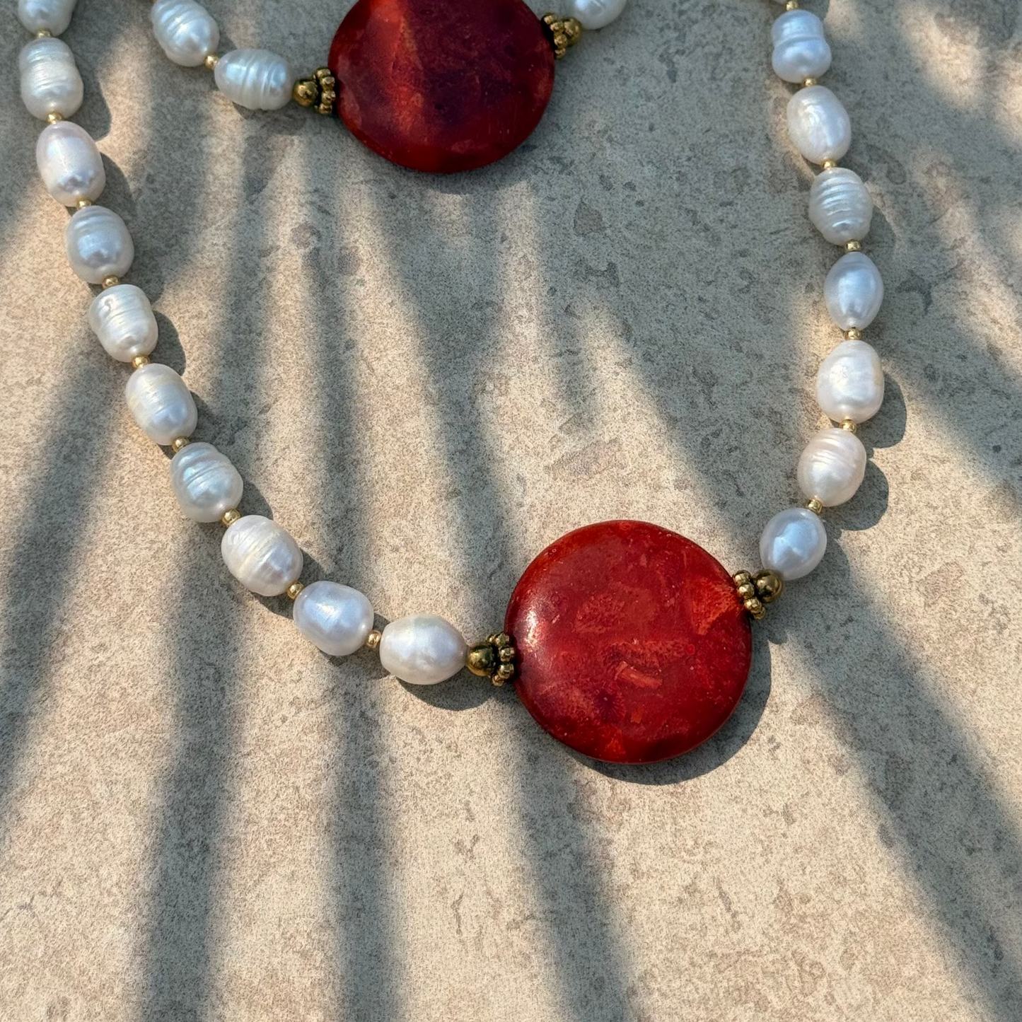 Collier Corail ; création