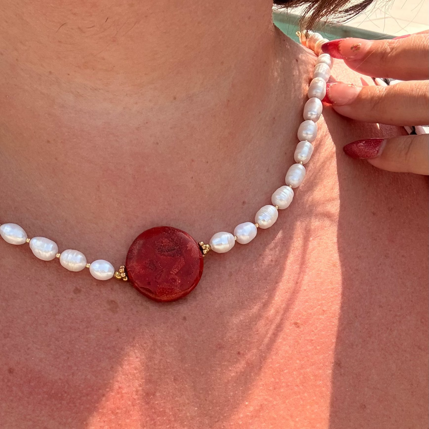 Collier Corail ; création