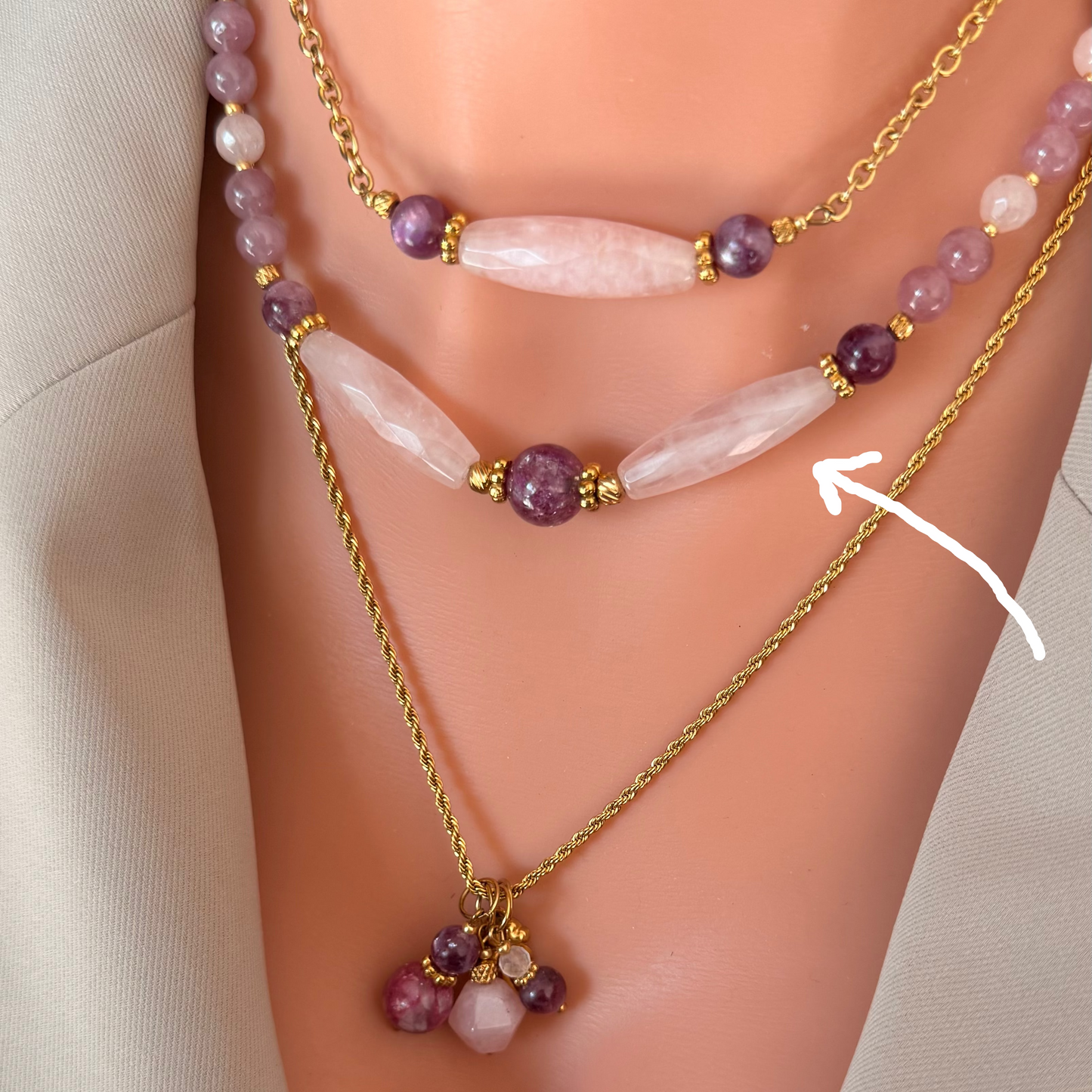 Collier Ilyna ; création