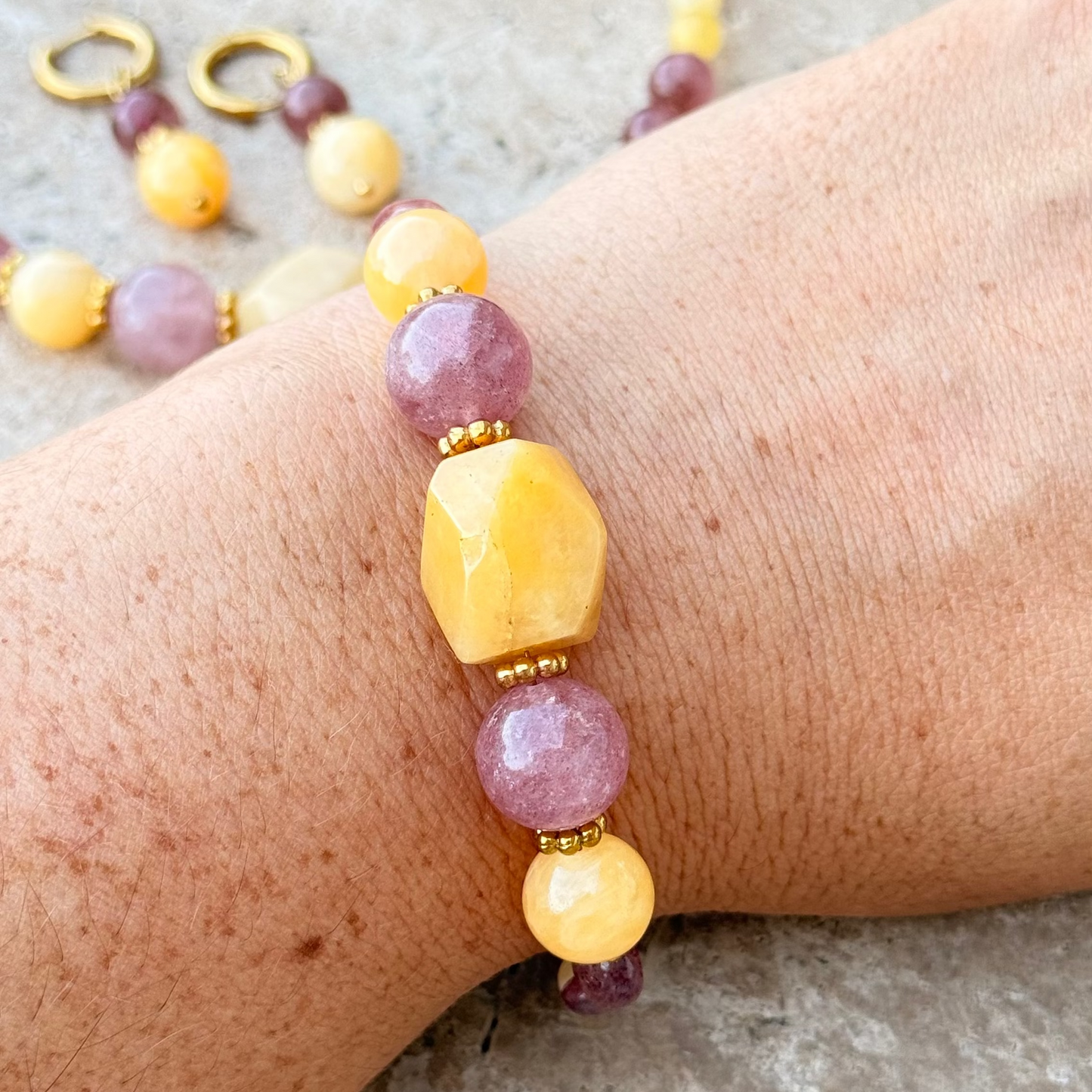 Bracelet Myriam ; création