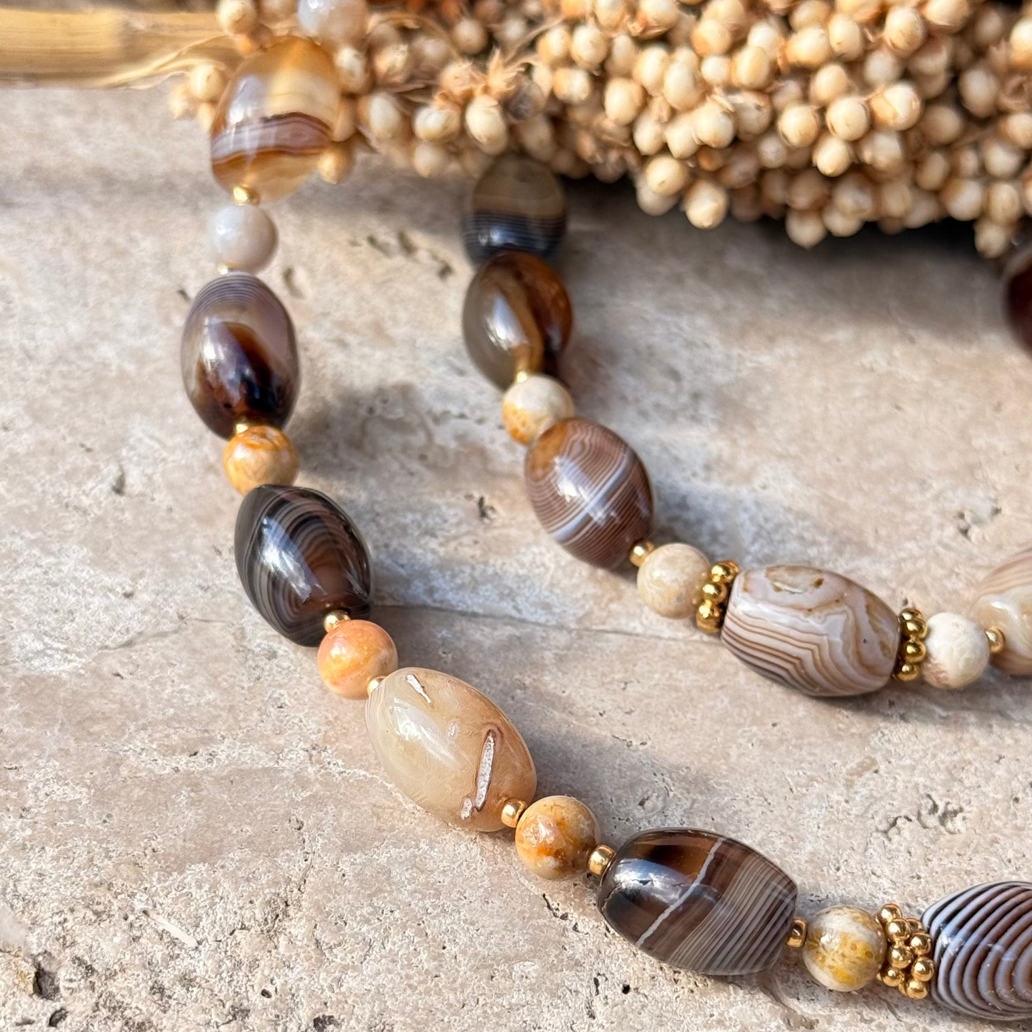 Collier Coffee ; création
