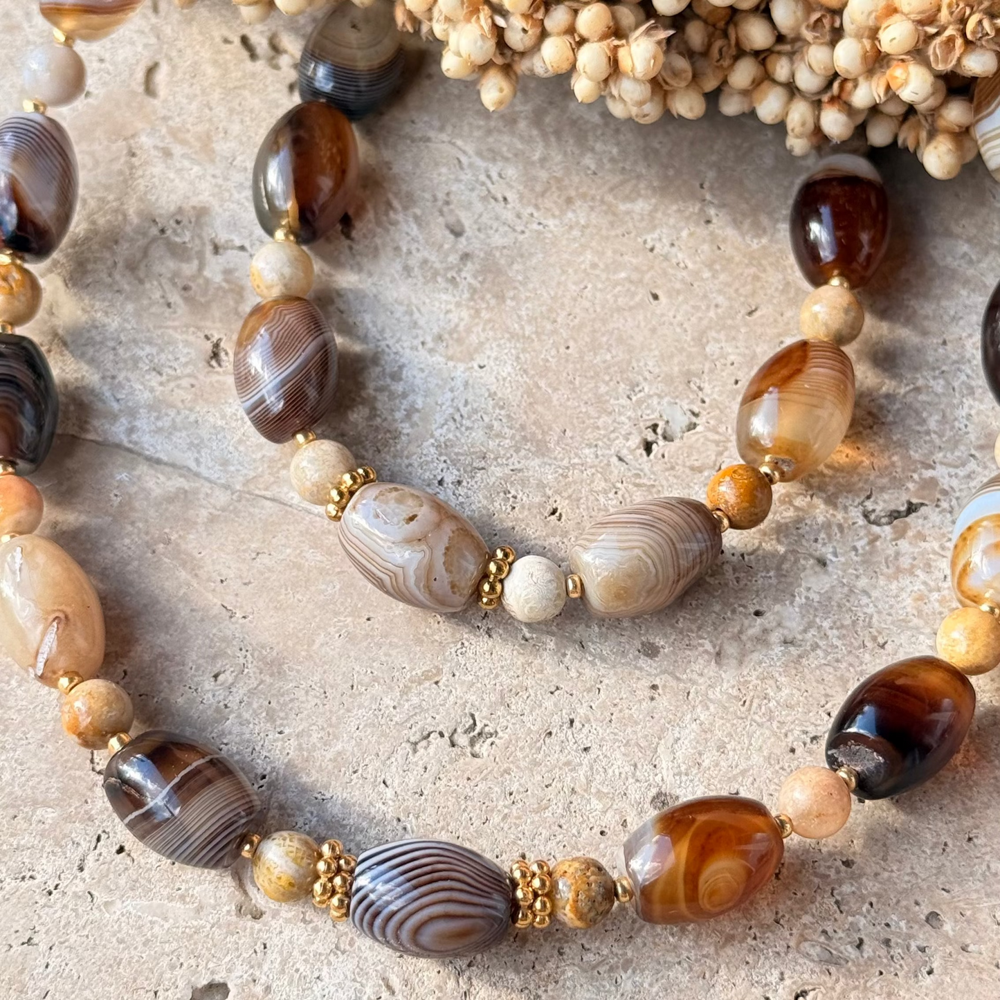 Collier Coffee ; création