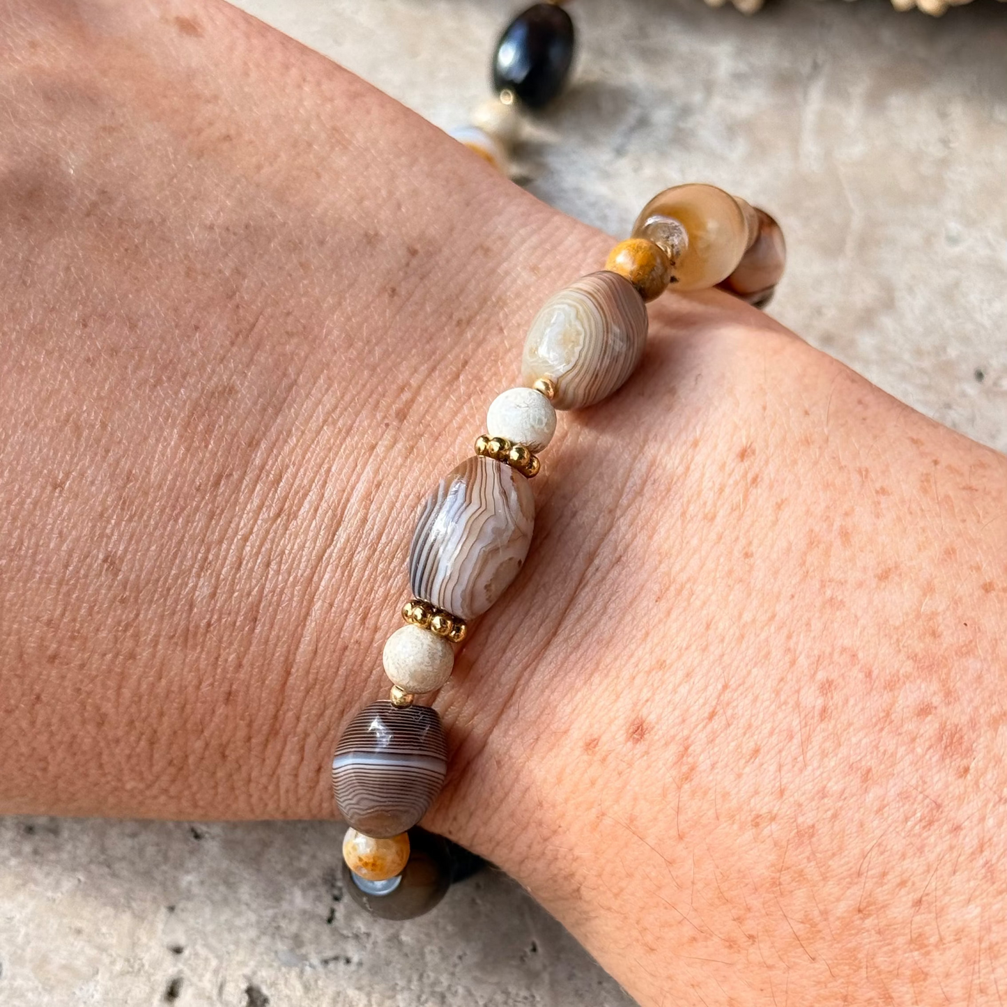 Bracelet Coffee; création