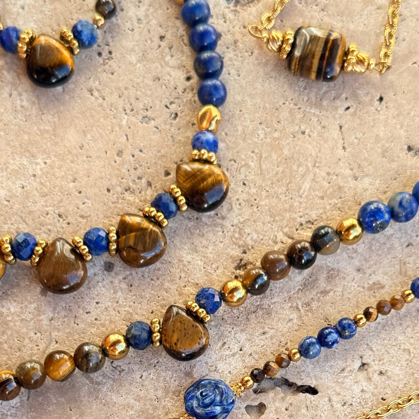 Collier Gouttes Zénith ; création