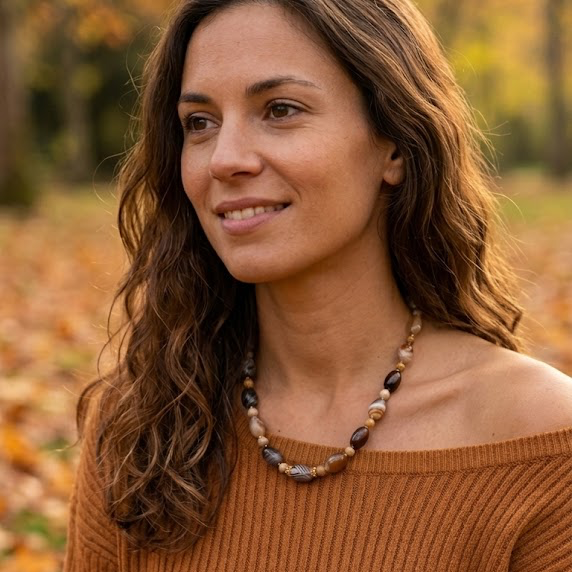 Collier Coffee ; création