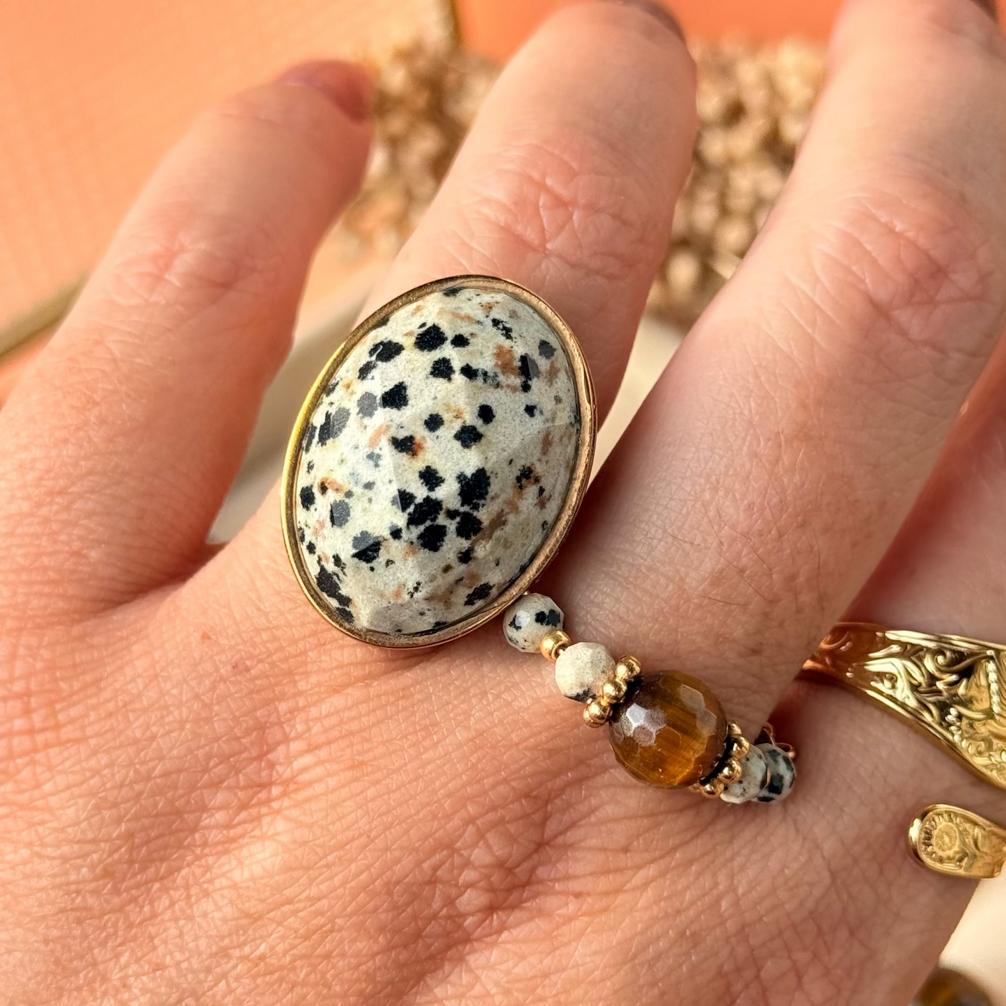 Bague Majestic dalmatien ; création
