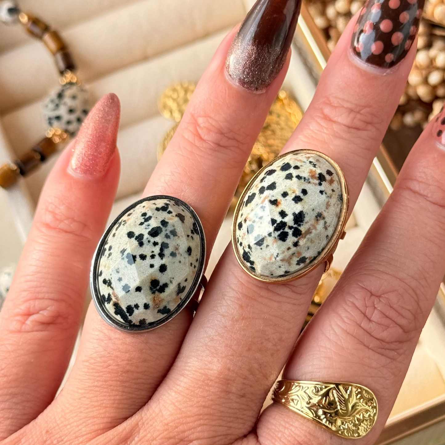 Bague Majestic dalmatien ; création