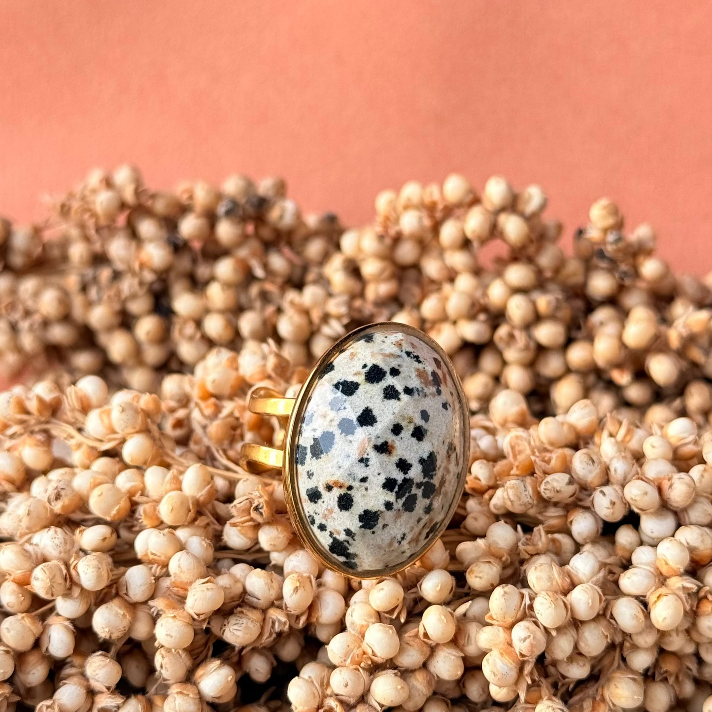 Bague Majestic dalmatien ; création