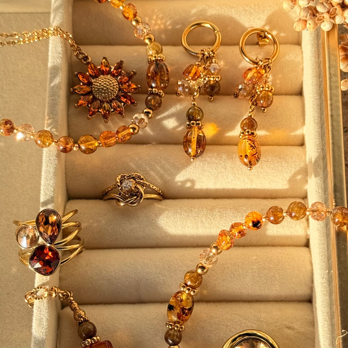 Bracelet Ambre ; création