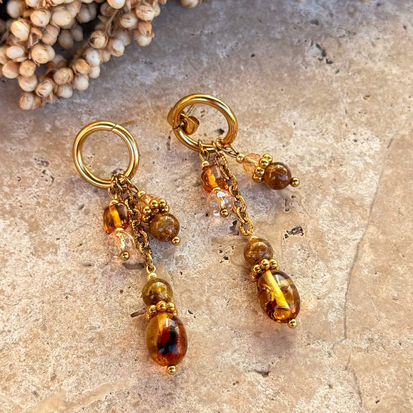 Boucles Ambre ; Création