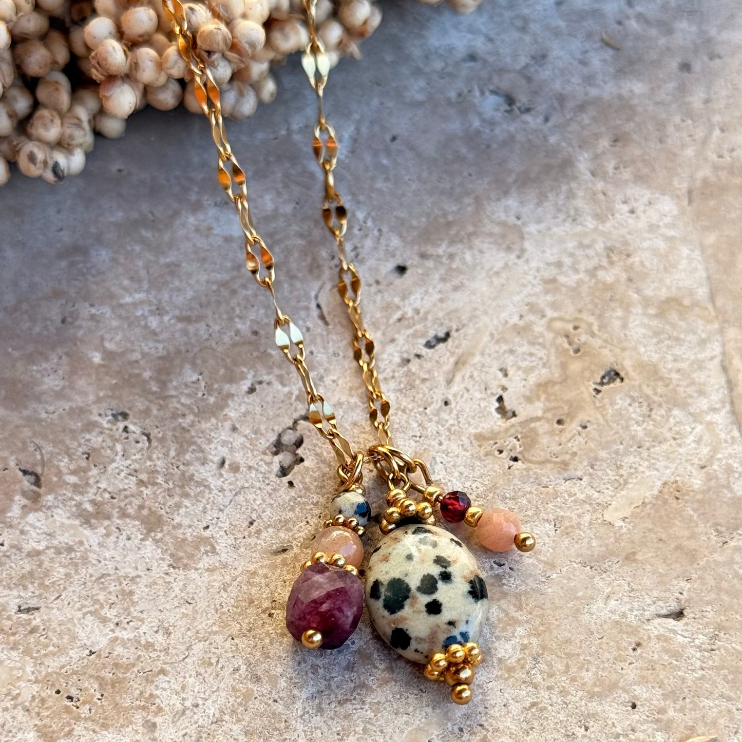 Collier Grigri Romy ; Création