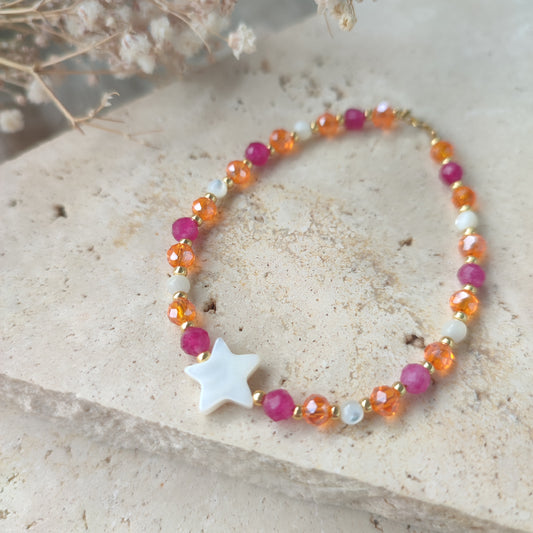 Bracelet ou chaîne de cheville Stelina ; Création