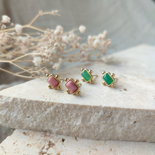 Boucles d'oreilles puces Lilou